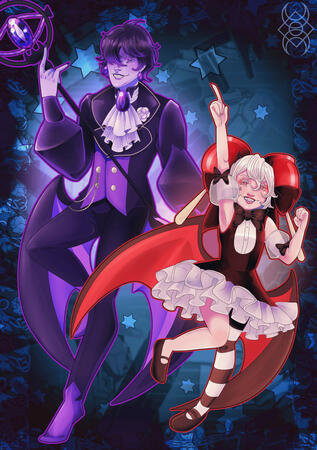 Black Sapphire + Candy Apple